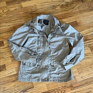 Love Tree Lightweight Utility Jacket in Khaki